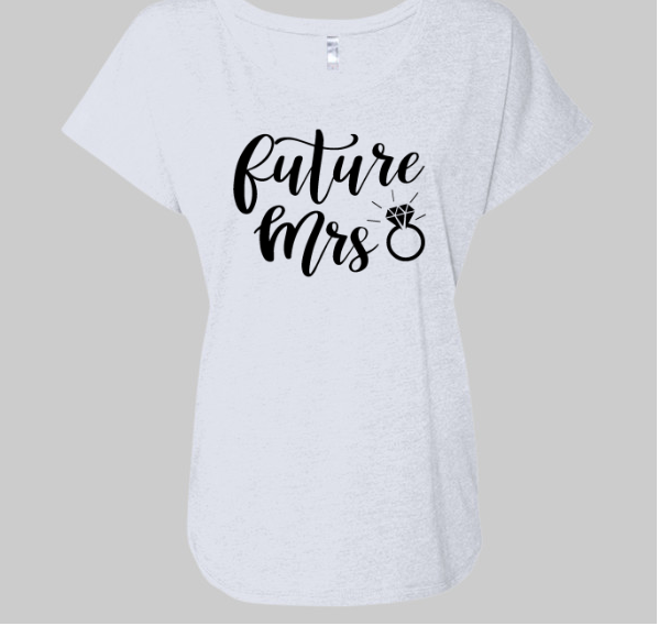 Triblend Future Mrs T Shirt PressedUp