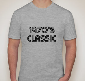 1970's Classic Milestone Birthday Unisex T-shirt
