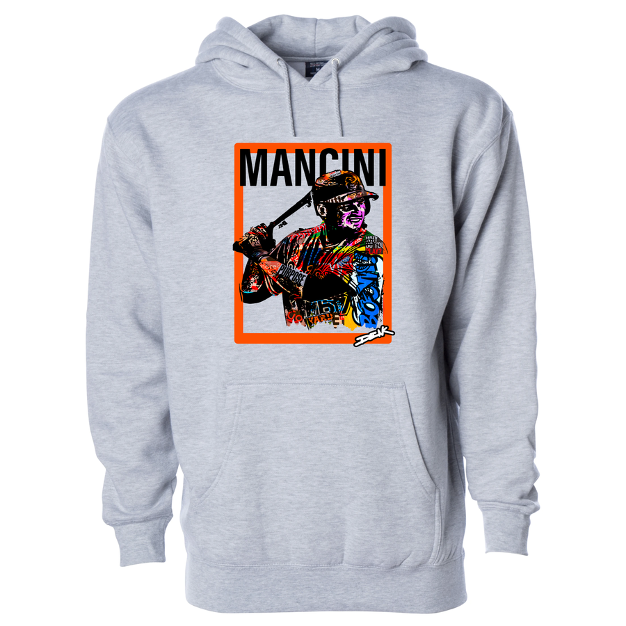 LIMITED EDITION Unisex Trey Mancini Baseball Card Hooded Sweatshirt
