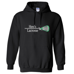 Adult Unisex Hero's Lacrosse Hooded Sweatshirt