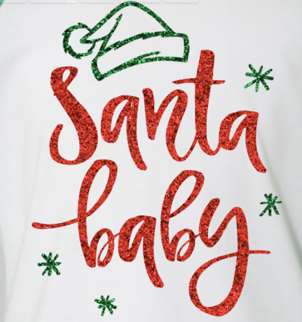 Youth Santa Baby Raglan