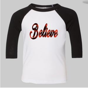 Toddler Believe Raglan