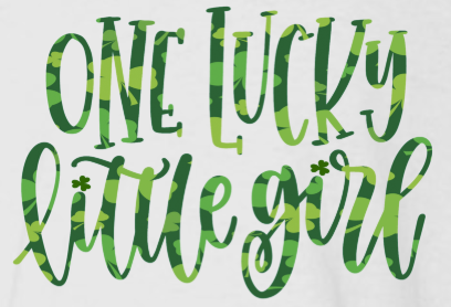 Infant Lucky Little Girl Onesie