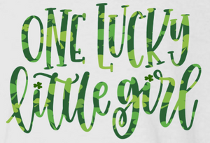 Infant Lucky Little Girl Onesie