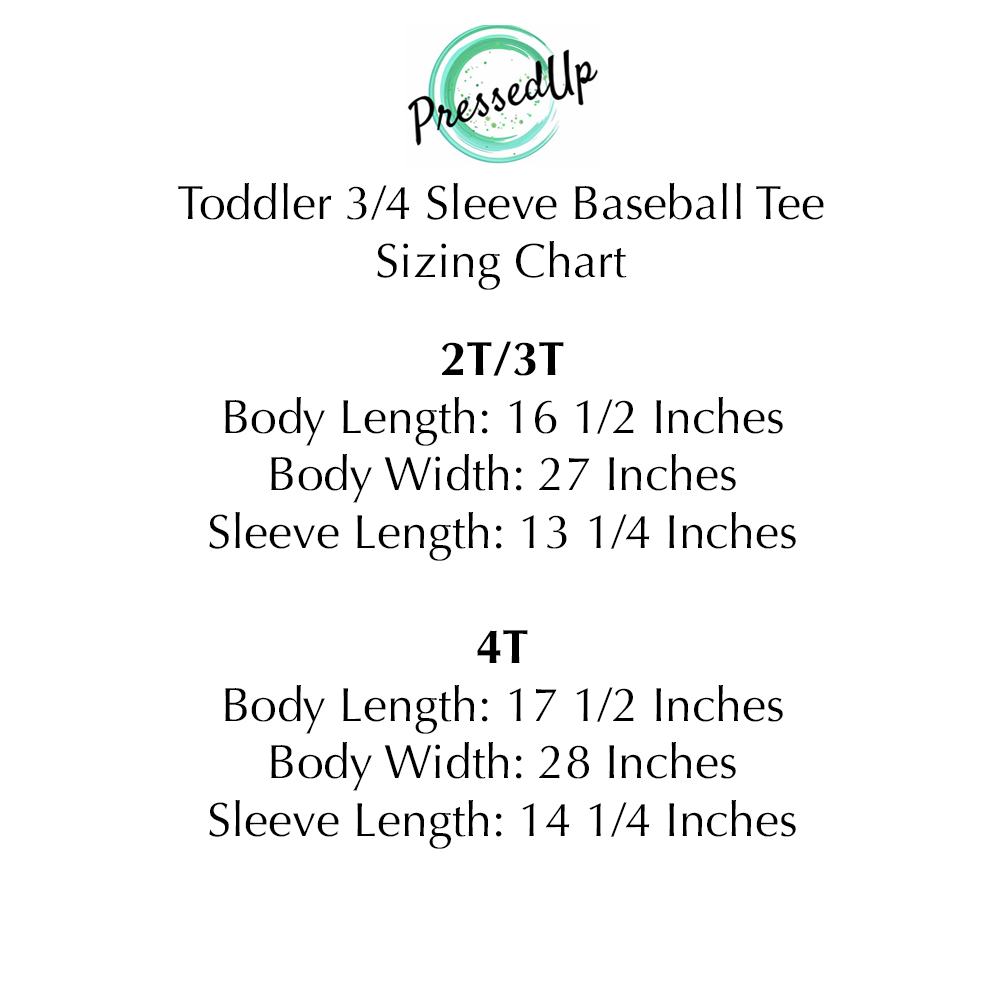 Toddler Little Firecracker 3/4 Sleeve Baseball Tee