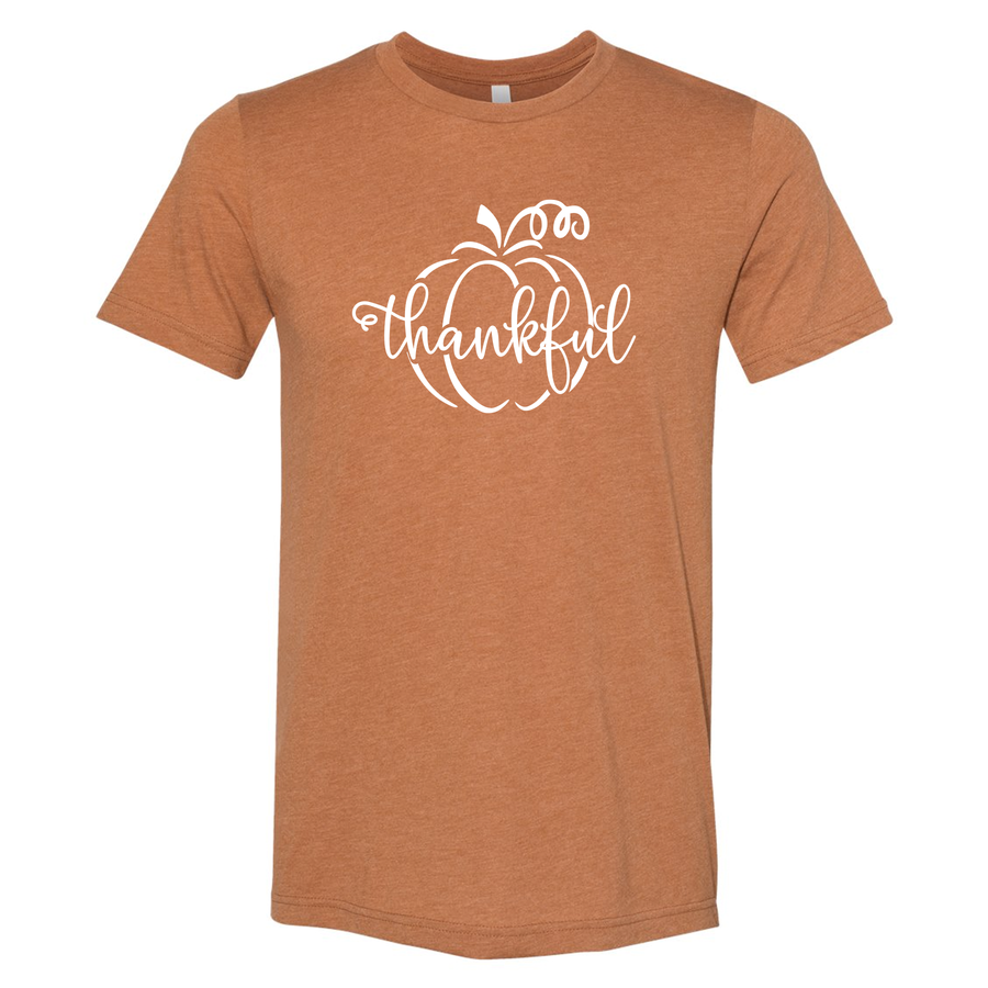 Unisex Fall Pumpkin Thankful T-Shirt