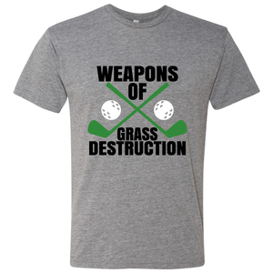 Men's Triblend Weapons of Grass Golf T-Shirt