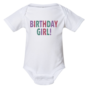 Birthday Girl Baby Onesie (Long and Short Sleeve)