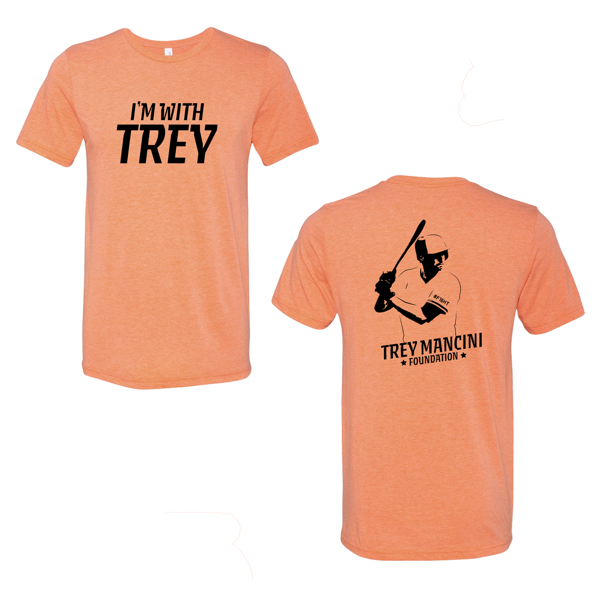 Unisex Triblend I'm With Trey Orange T-Shirt