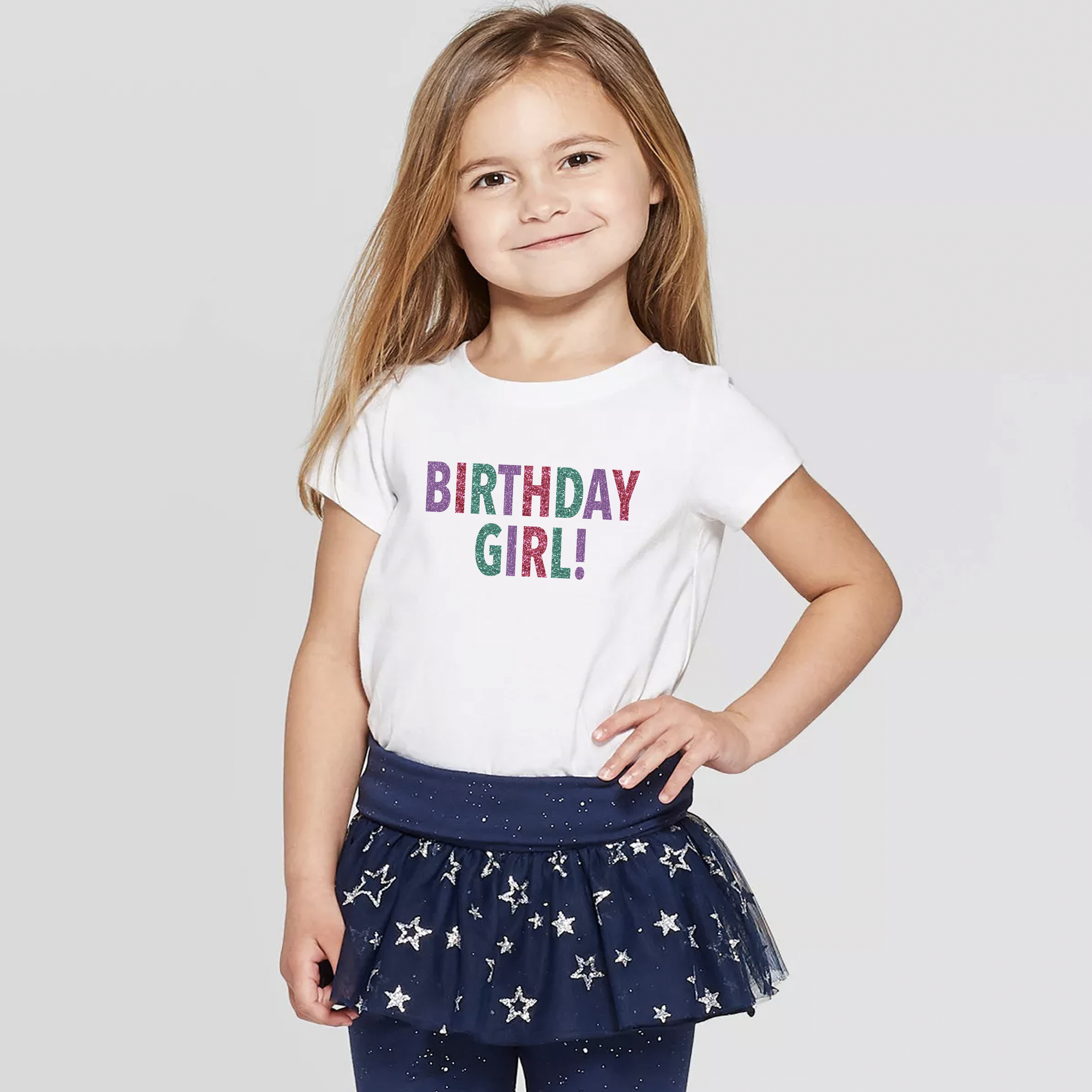Glitter t shirt 2024 girl