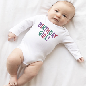 Birthday Girl Baby Onesie (Long and Short Sleeve)