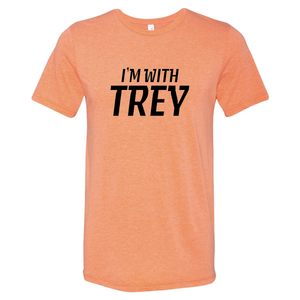 Unisex Triblend I'm With Trey Orange T-Shirt