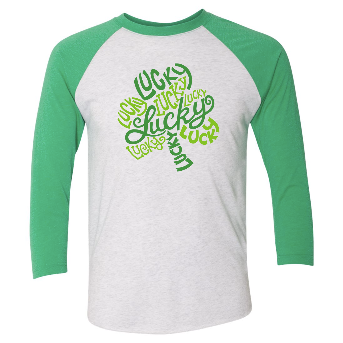 SMihono Clearance Happy St. Patrick's Day Raglan Long Sleeve Thin  Sweatshirts for Women Comfy Crew Neck Fashion Ladies T Shirts Lucky Clover  Print Trendy Tops Female Leisure Black 6 