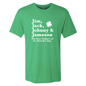 Men's Triblend Four Father's of St. Patrick's Day Crew