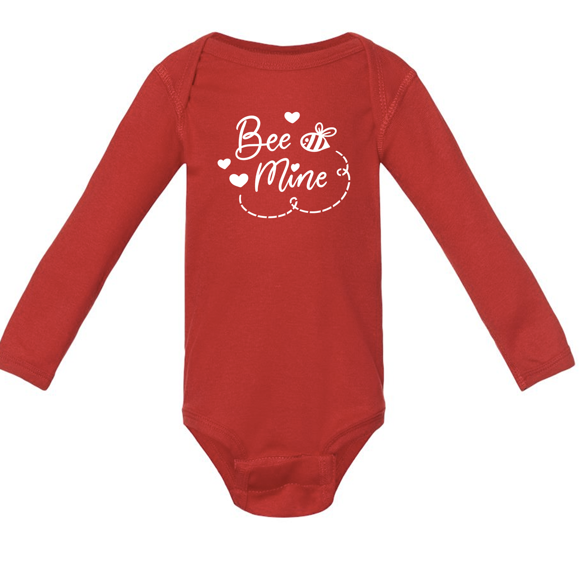 Infant Bee Mine Long Sleeve Onesie