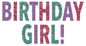 Youth Birthday Girl 3/4 Sleeve Baseball Tee