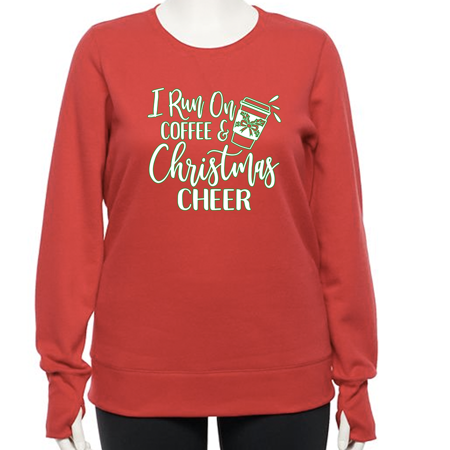 Women's Coffee and Christmas Cheer Sweatshirt