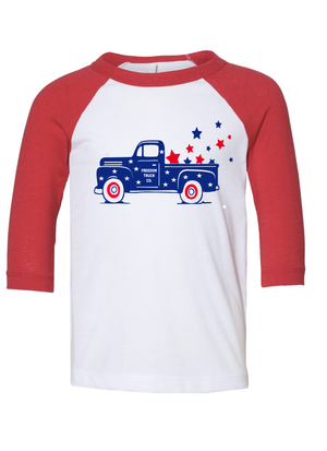 Kids Fourth of July Truck Shirt