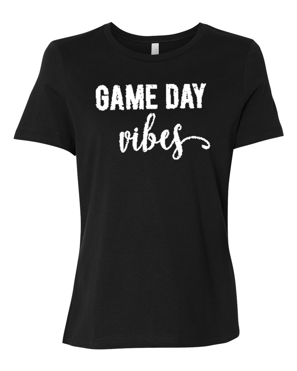 Women's Triblend Game Day Vibes Distressed T-Shirt