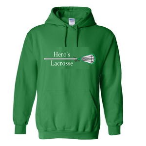Adult Unisex Hero's Lacrosse Hooded Sweatshirt