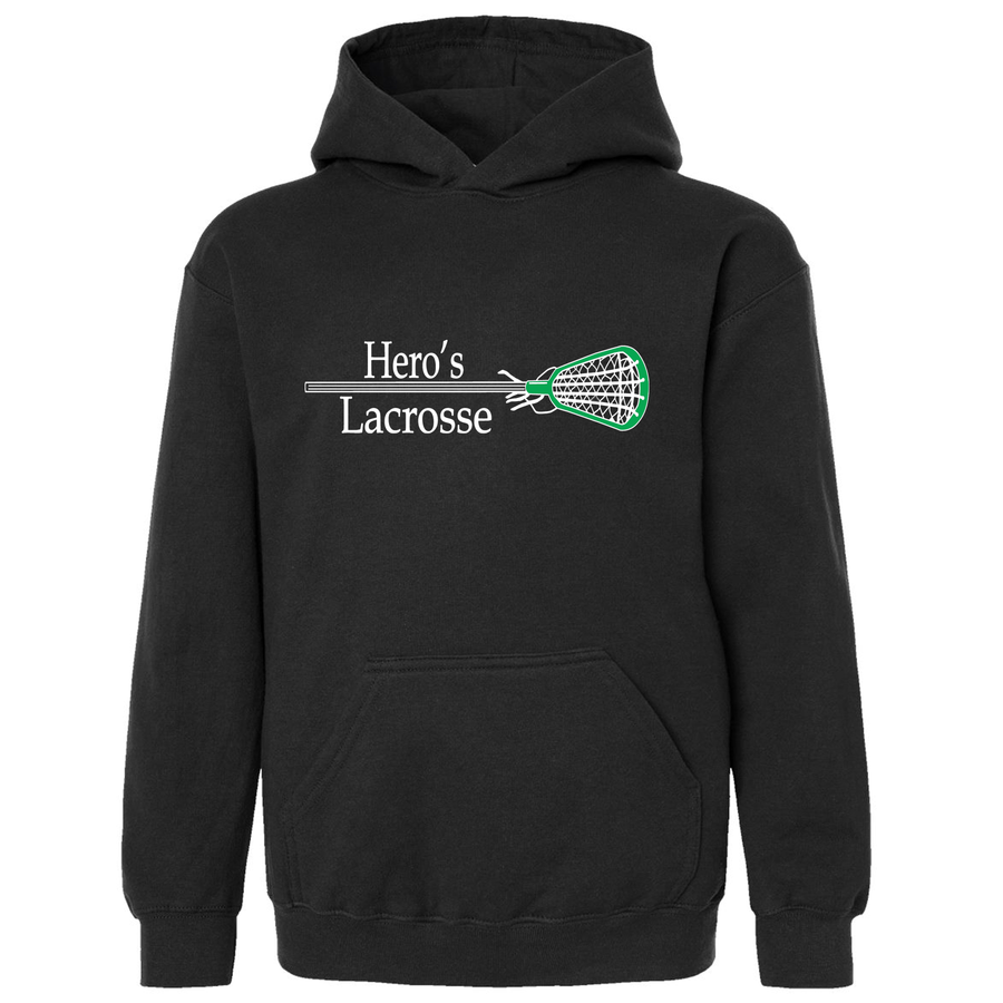 Hero's Lacrosse Youth Hooded Sweatshirt