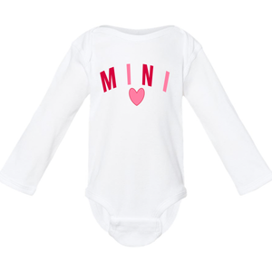 Kid's "Mini" Long Sleeve T-Shirt ( Infant, Toddler, and Youth)