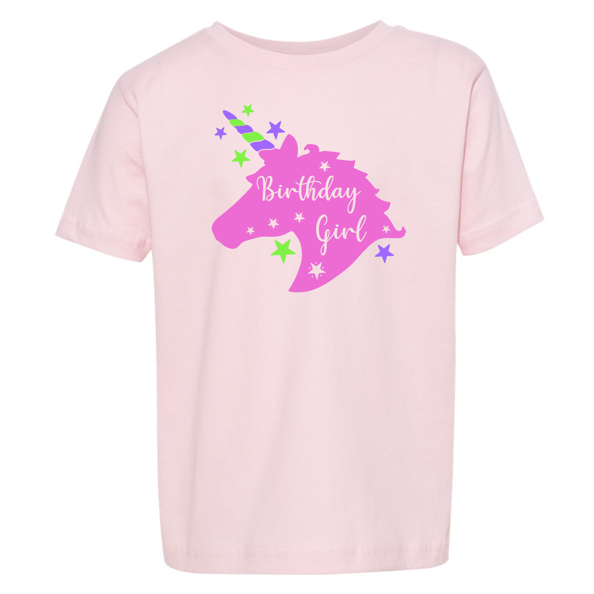 Birthday girl unicorn hot sale shirt