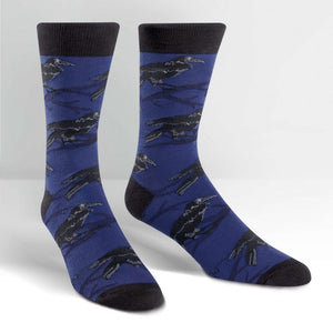 Adult Crew Raven Socks