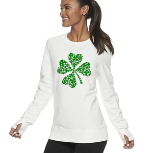 Women's Green Shamrock Sweatshirt