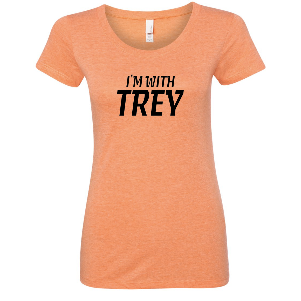 Women's Triblend I'm With Trey Orange T-Shirt