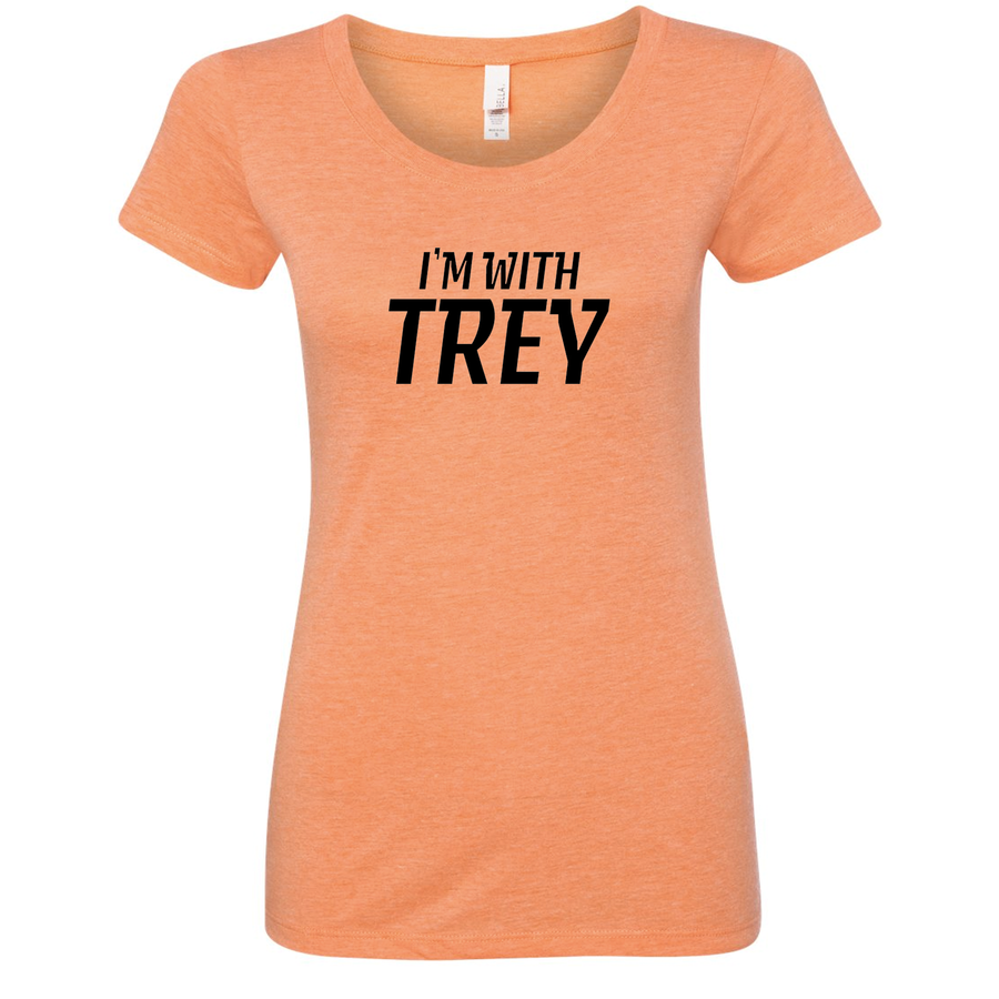 Women's Triblend I'm With Trey Orange T-Shirt