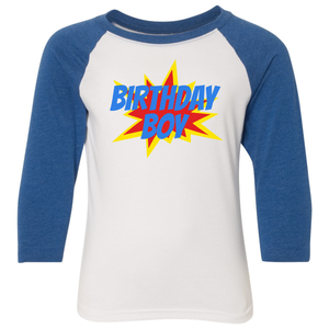 Birthday Boy Youth Raglan