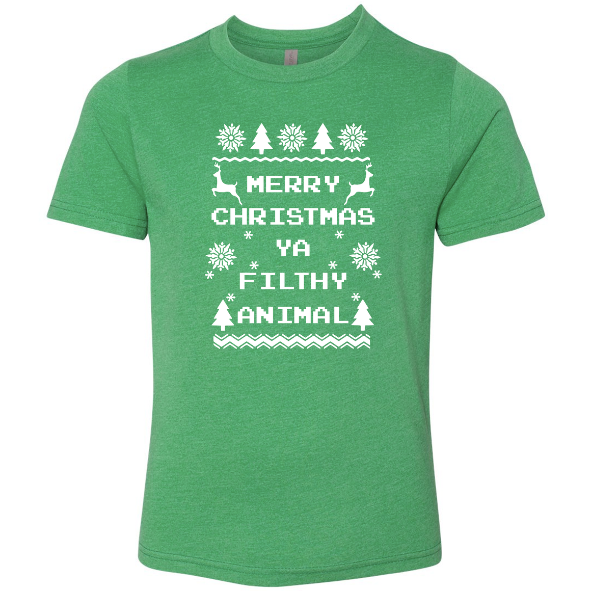 Youth Merry Christmas Ya Filthy Animal T-Shirt
